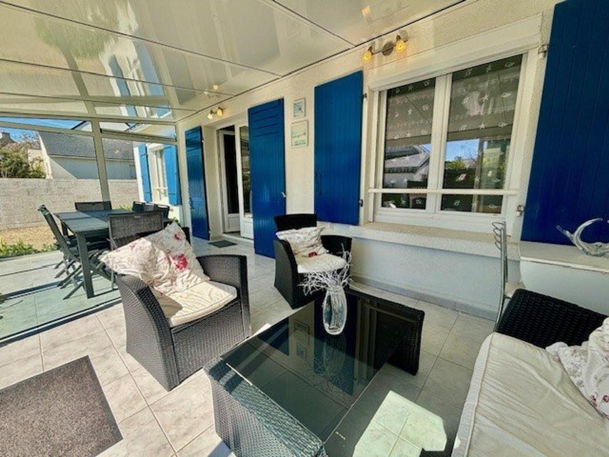 Maison Lumineuse A Quiberon, 90M², Avec Cour, Proche Plage, 6 Pers., Wifi, Animaux Acceptes, Classee 3* - Fr-1-478-76 Bagian luar foto