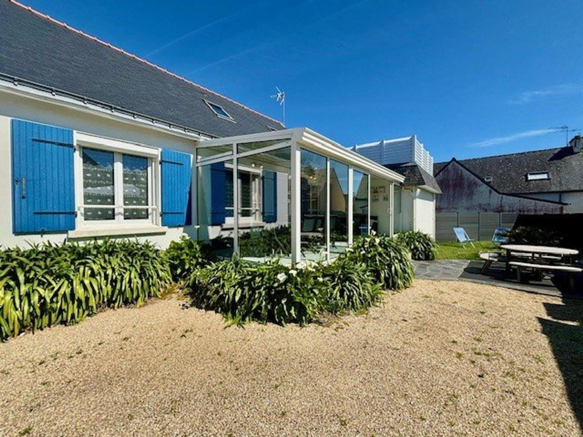 Maison Lumineuse A Quiberon, 90M², Avec Cour, Proche Plage, 6 Pers., Wifi, Animaux Acceptes, Classee 3* - Fr-1-478-76 Bagian luar foto