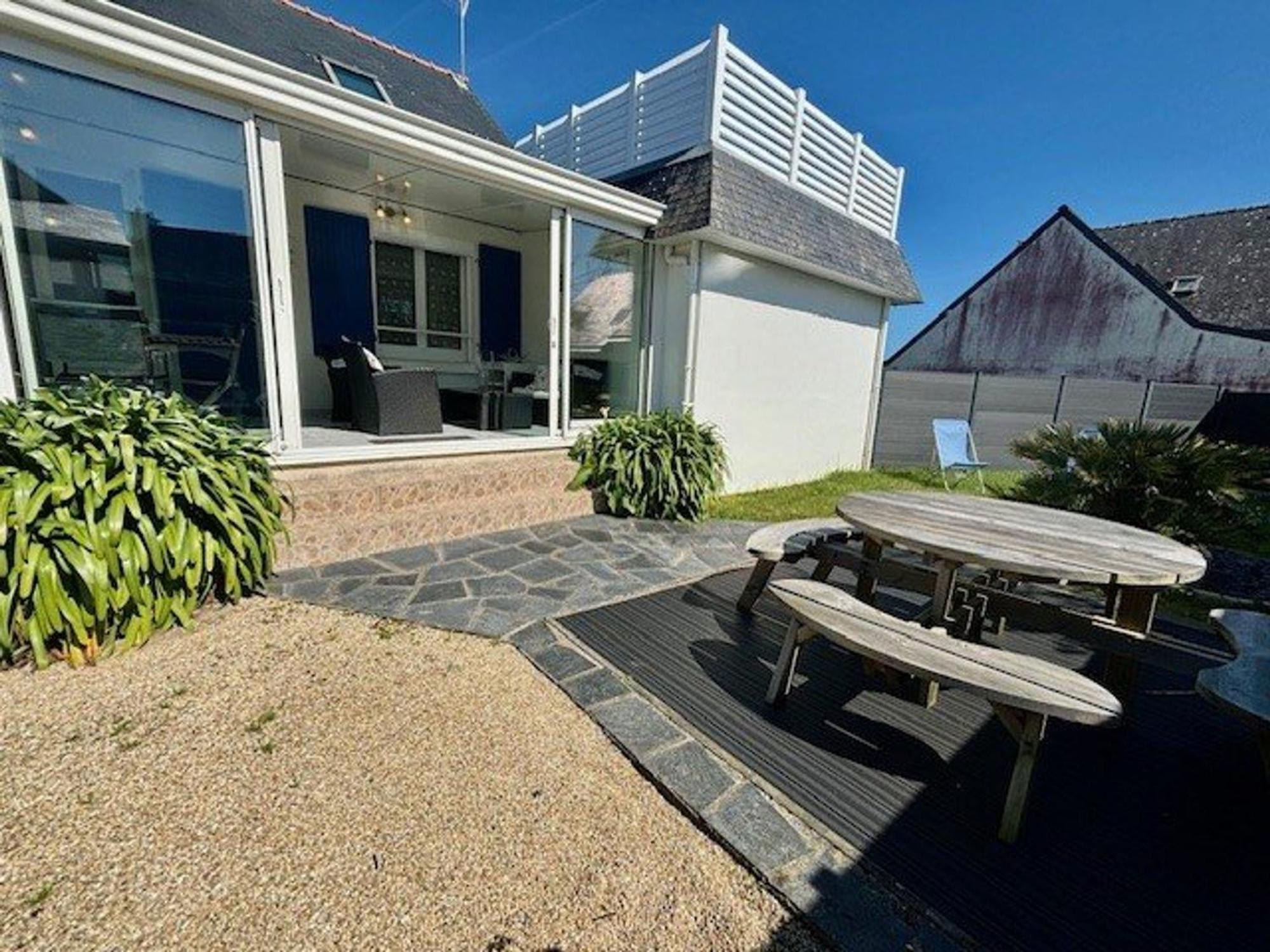 Maison Lumineuse A Quiberon, 90M², Avec Cour, Proche Plage, 6 Pers., Wifi, Animaux Acceptes, Classee 3* - Fr-1-478-76 Bagian luar foto